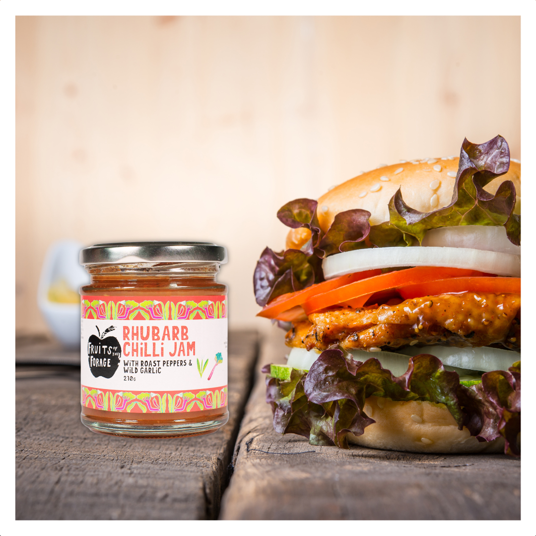 Chicken Burger with Chilli Jam & Lime – fruitsoftheforage
