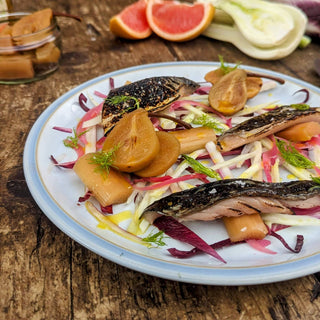 Mackerel; soused then scorched
